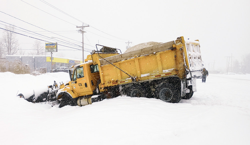 Safe Snowplow Operations in Low Visibility